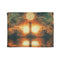Mirrored Sky with Two Identical Suns — 50×60 Plush Throw Blanket — Full Flat Artwork View