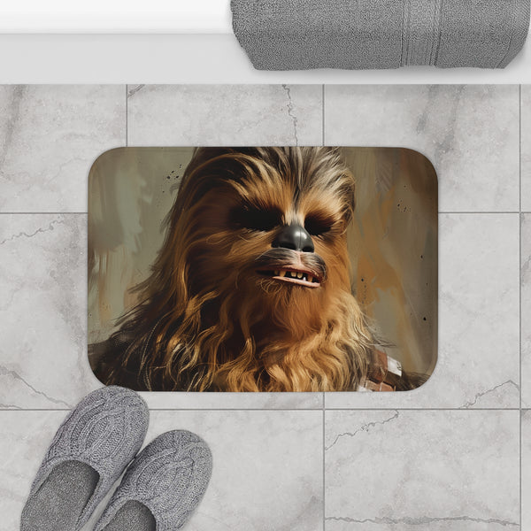 Wookiee Fuzz Memory Foam Non-Slip Bath Mat (61 × 43 cm) - Product in Use