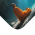 Monk Meditating in Underwater Cave (Edition III) — 61×43 Memory Foam Bath Mat — Cushioned Memory Foam & Microfibre Close-Up