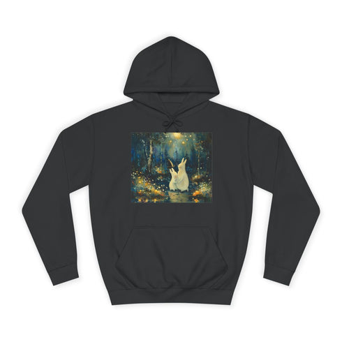 Moomin Love Story — Heavyweight Graphic Hoodie — Front Heavyweight Fleece Hoodie View