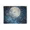 Moon Spider Weaving Web of Silver Light — 50×60 Plush Throw Blanket — Full Flat Artwork View