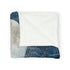 Moon Spider Weaving Web of Silver Light — 50×60 Plush Throw Blanket — Draped Over Sofa & Bed Lifestyle View