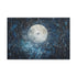 Moon Spider Weaving Web of Silver — 24×16 Canvas Wall Art — Front Gallery-Wrapped Canvas View