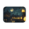 Moonlight Temple with Levitating Torches — Memory Foam Bath Mat — Top-Down Memory Foam Bath Mat View