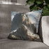 Mount Olympus — 40×40 Cushion Cover — Sofa & Living Room Lifestyle View