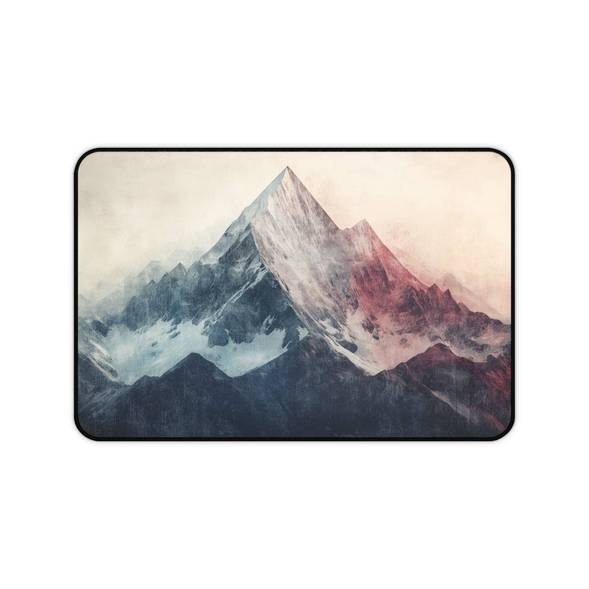 "Mountain Grunge Abstract Artsy Desk Mat"