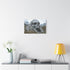 Mountain Peak Shaped Like a Skull (Edition III) — 24×16 Canvas Wall Art — Living Room Wall Lifestyle View