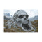 Mountain Peak Shaped Like a Skull (Edition III) — 24×16 Canvas Wall Art — Front Gallery-Wrapped Canvas View