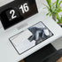 Mountain Peak Shaped Like Skull — XXL Gaming Desk Mat — Gaming & Workspace Desk Setup View