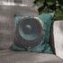 Music Floating from Cracked Speaker Plan — Double-Sided Cushion Cover — Sofa & Armchair Living Room Lifestyle View