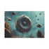 Music Floating from Cracked Speaker Plan — 24×16 Canvas Wall Art — Front Gallery-Wrapped Canvas View