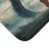 Mystic Monk Opening Cosmic Gate — 61×43 Memory Foam Bath Mat — Cushioned Memory Foam & Microfibre Close-Up