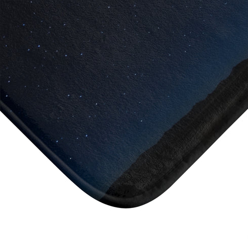 Namibrand Nature Reserve Namibia Starry Night Sky — 61×43 Memory Foam Bath Mat — Cushioned Memory Foam & Microfibre Close-Up