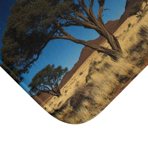 Namibrand Nature Reserve Namibia Starry Night Sky — 61×43 Memory Foam Bath Mat — Cushioned Memory Foam & Microfibre Close-Up
