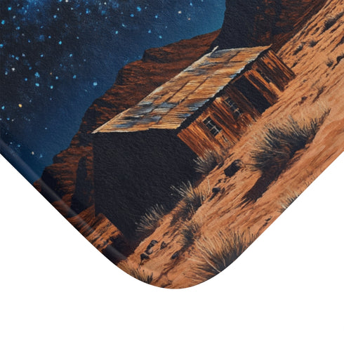 Namibrand Nature Reserve Namibia Starry Night Sky P — 61×43 Memory Foam Bath Mat — Cushioned Memory Foam & Microfibre Close-U