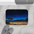 Namibrand Nature Reserve Namibia Starry Night Sky P — 61×43 Memory Foam Bath Mat — Modern Bathroom Floor Lifestyle View