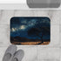 Namibrand Nature Reserve Namibia Starry Night Sky P — 61×43 Memory Foam Bath Mat — Modern Bathroom Floor Lifestyle View