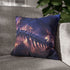 Nebula Forming Dragon Skeleton — Double-Sided Cushion Cover — Sofa & Armchair Living Room Lifestyle View