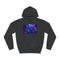 Neon Lit Jungle with Glowing Fauna — Heavyweight Graphic Hoodie — Front Heavyweight Fleece Hoodie View