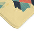 Synaptic Neural Network Cosmic Mind — Non-Slip Bath Mat — Cushioned Memory Foam & Non-Slip Backing Detail