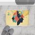 Synaptic Neural Network Cosmic Mind — Non-Slip Bath Mat — Bathroom Floor Lifestyle View