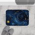 Night Pattern Seamless (Edition XI) — 61×43 Memory Foam Bath Mat — Modern Bathroom Floor Lifestyle View