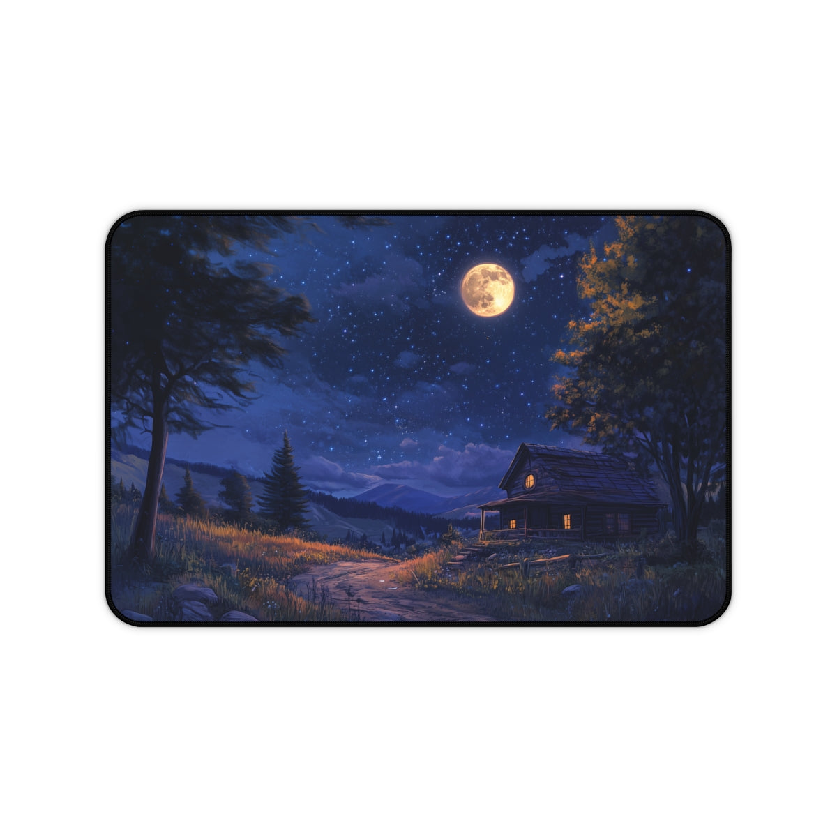 "Night Sky Desk Mat: Dream Underneath"