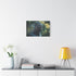 Ninja Disappearing into Glitch Pixels — Stretched Canvas Wall Art — Living Room Wall Lifestyle View