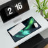 Northern Lights Forming a Phoenix — XXL Gaming Desk Mat — Gaming & Workspace Desk Setup View