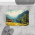 Norway Countryside Norway Painting Luxury Memory Foam Bath Mat - Bathroom Lifestyle View