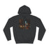 Nyc Night Graphic Unisex College Hoodie - Jet Black Front