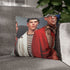 Oceans Cast — 40×40 Cushion Cover — Sofa & Living Room Lifestyle View