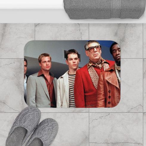 Oceans Cast Luxury Memory Foam Bath Mat - Bathroom Lifestyle View