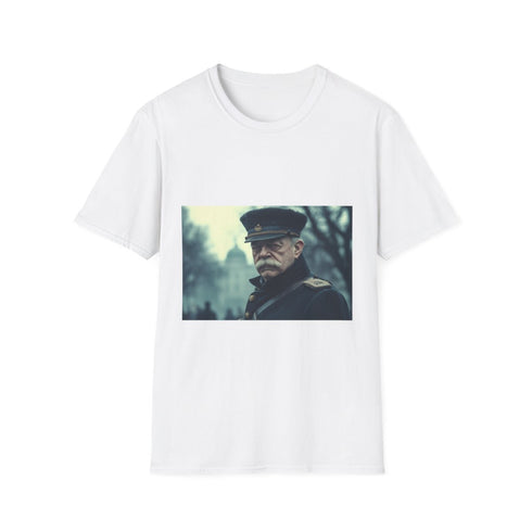 Otto von Bismarck Historical Portrait — Graphic Cotton T-Shirt — Front Graphic Print View
