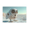 Owl Shaped Spacecraft Landing on Ice — 24×16 Canvas Wall Art — Front Gallery-Wrapped Canvas View