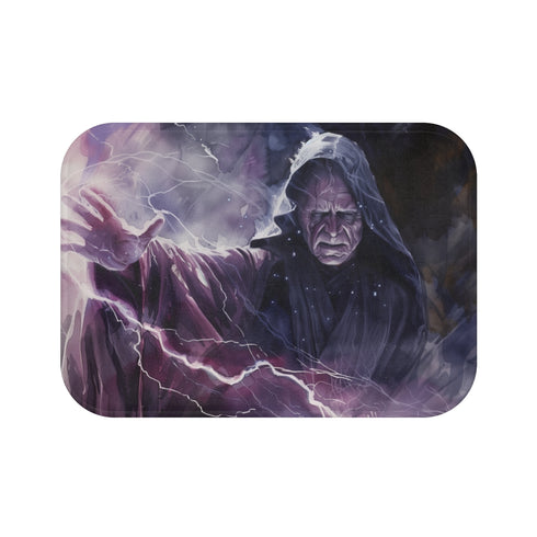 Palpatine Star Wars Force Luxury Memory Foam Bath Mat - Top View