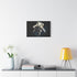 Panda Astronaut Floating in Space (Edition IV) — 24×16 Canvas Wall Art — Living Room Wall Lifestyle View