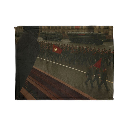 Parade — 50×60 Plush Throw Blanket — Full Spread Plush Fleece Artwork View