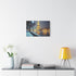 Paris Snow — Stretched Canvas Wall Art — Living Room Wall Lifestyle View