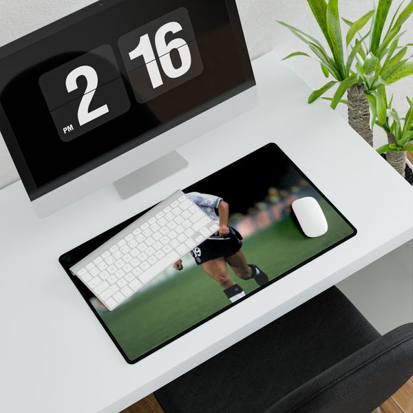 Paul Gascoigne (Edition II) — XXL Gaming Desk Mat — Gaming & Workspace Desk Setup View