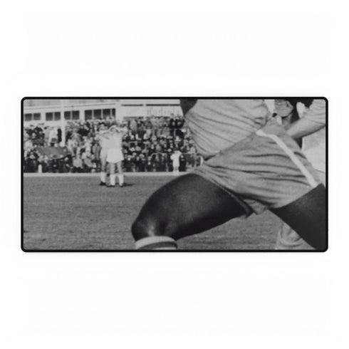 Pele — XXL Gaming Desk Mat — Full Top-Down Artwork View