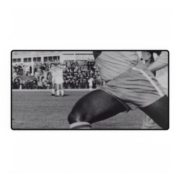 Pele — XXL Gaming Desk Mat — Full Top-Down Artwork View