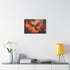 Phoenix Born from Volcanic Ash — Stretched Canvas Wall Art — Living Room Wall Lifestyle View