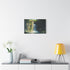 Portal Doorway Inside Waterfall — Stretched Canvas Wall Art — Living Room Wall Lifestyle View