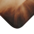 Post Apocalyptic Biker on a Dusty Road — 61×43 Memory Foam Bath Mat — Cushioned Memory Foam & Microfibre Close-Up