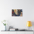Professor Painting — Stretched Canvas Wall Art — Living Room Wall Lifestyle View