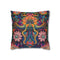 Psychedelic Ayahuasca Pattern — 40×40 Cushion Cover — Front 40×40 cm Square Cushion View