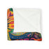 Psychedelic Ayahuasca Pattern — Plush Fleece Throw Blanket — 300 GSM Plush Coral Fleece Texture Close-Up