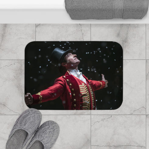 Pt Barnum Greatest Showman Luxury Memory Foam Bath Mat - Bathroom Lifestyle View
