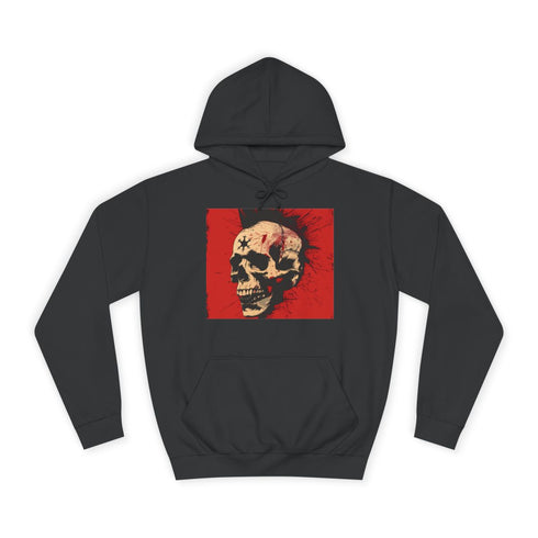 Punk Rock — Heavyweight Graphic Hoodie — Front Heavyweight Fleece Hoodie View